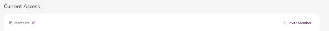 Setting의 Account 탭에 있는 Current Access